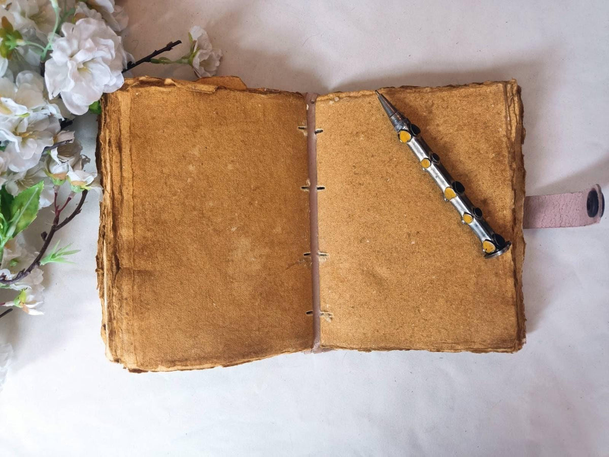 Nautical Compass Journal, Leather Travel Diary with Quartz, Handmade Adventure Notebook, Unisex Travel Journal, Explorer Gift, Leather Diary