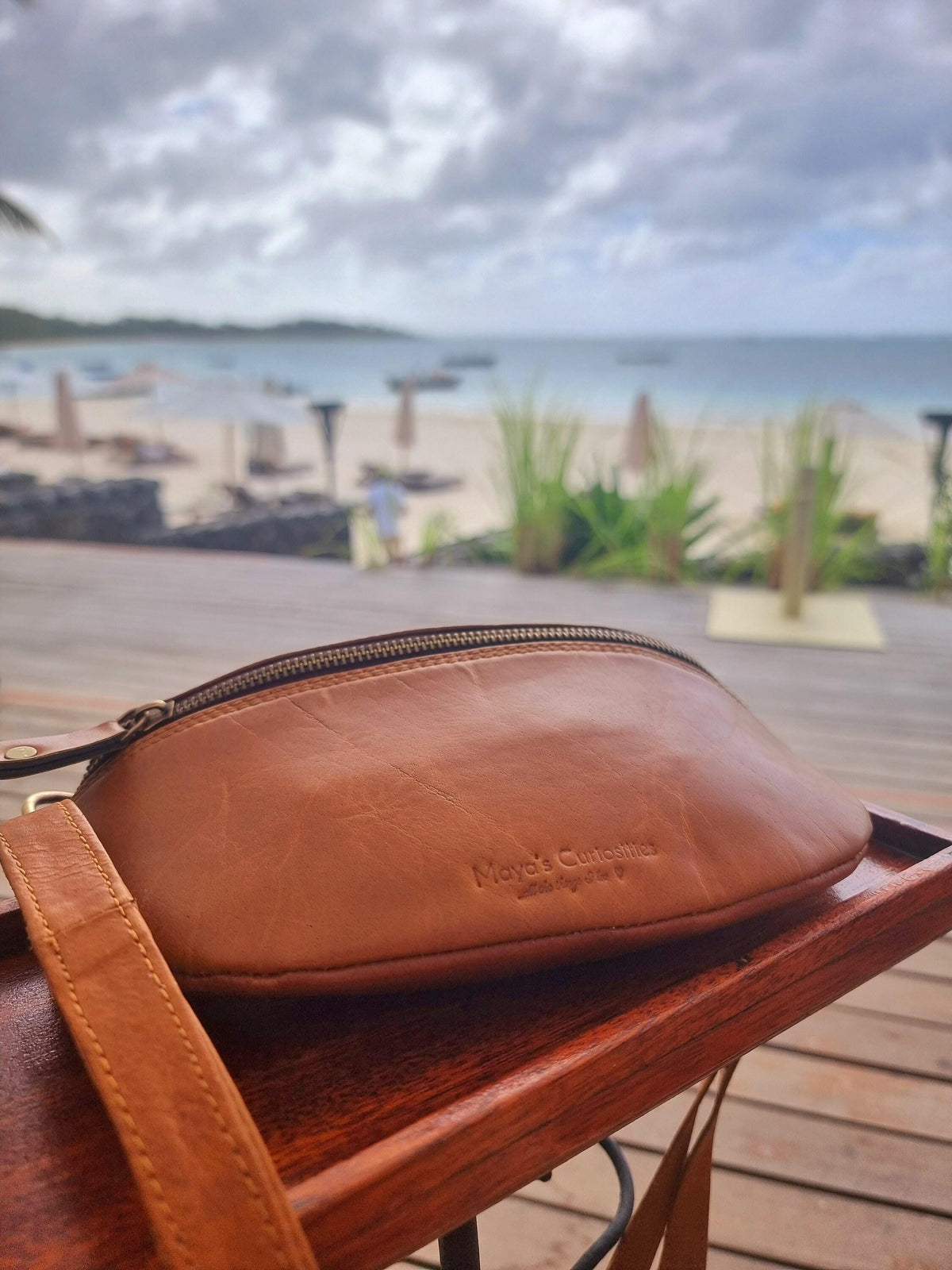 Leather Bum Bag, Tan Brown Leather Fanny Pack, Womens Belt Bag, Leather Crossbody Bag, Small Sling Bag, Festival Bag, Handmade Purse
