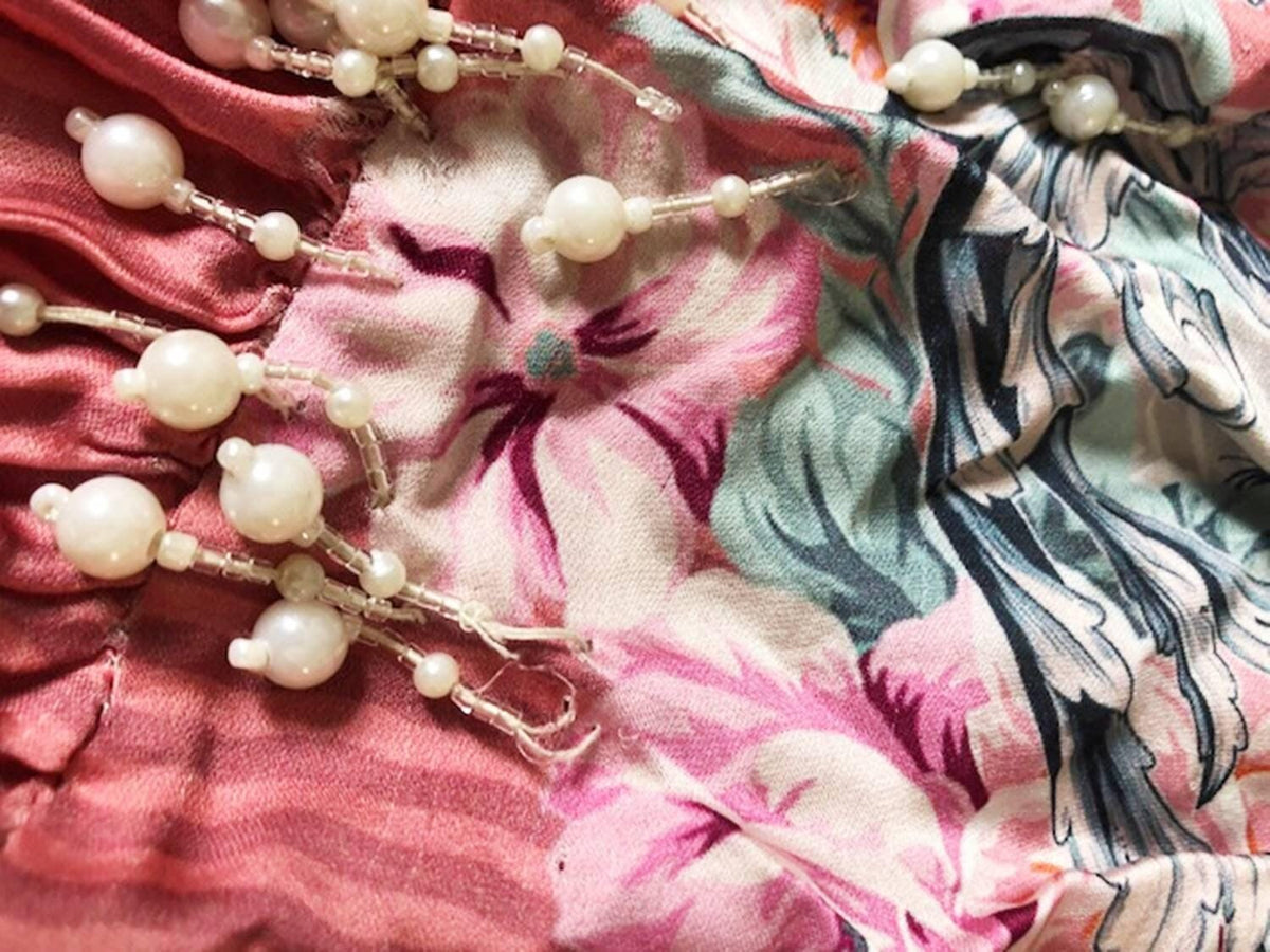 Floral Batwing Sleeve Silk Blend Midi Dress: Boho Festival Outfit
