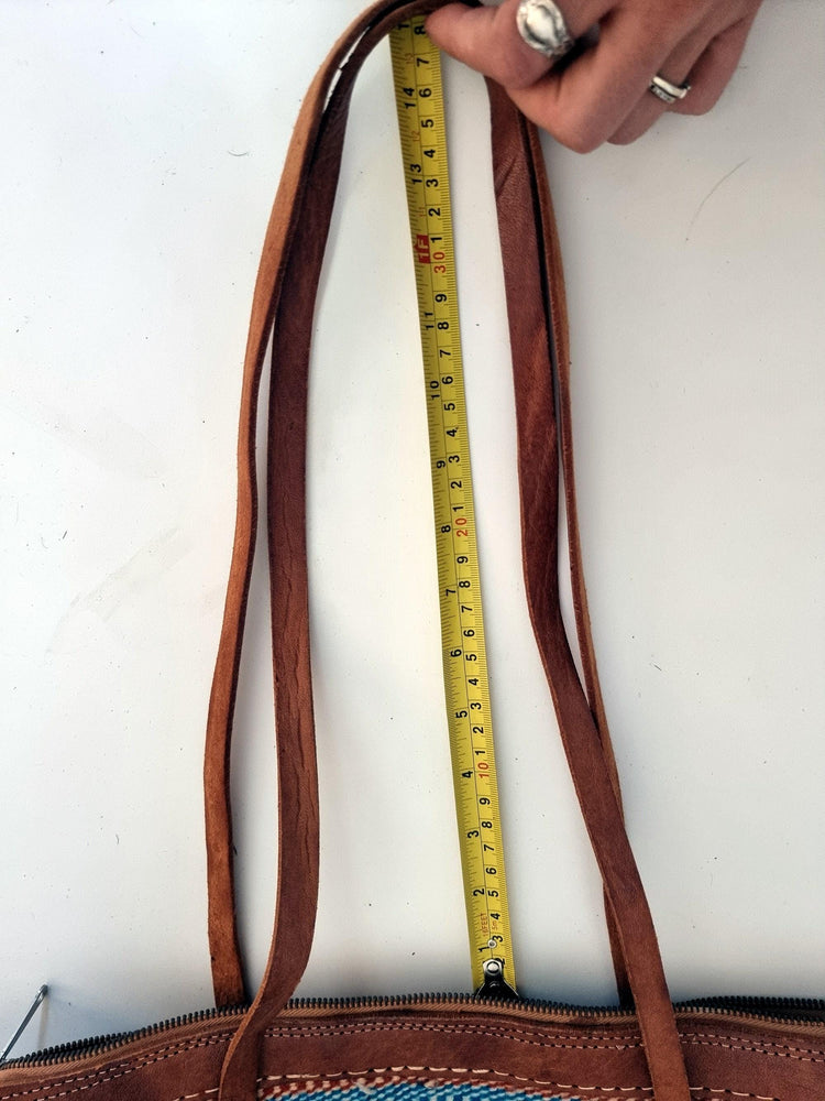 Vintage 70s Sisal Bucket Bag: Large Woven Straw & Leather Kiondo