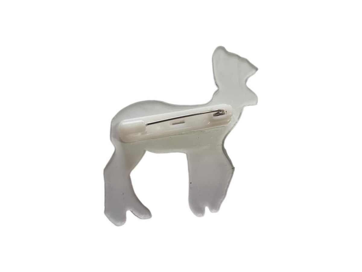 Celestial Deer Brooch: Laser-Cut Galaxy Stag Pin