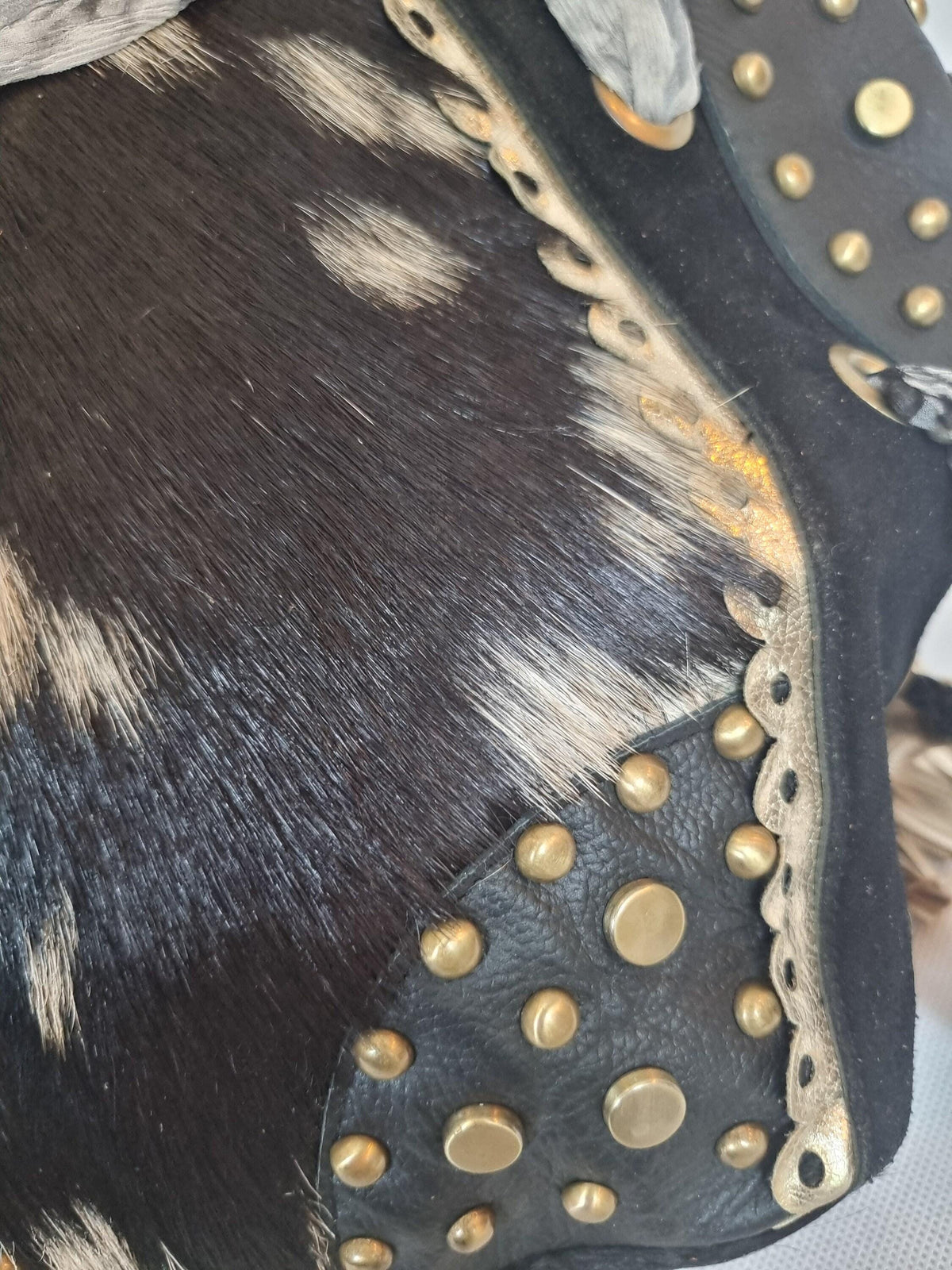 Cowhide Leather Tote Bag, Western Leather Shoulder Bag, Cowgirl Purse, Hair On Hide Handbag, Large Leather Shopper, Boho Festival Tote