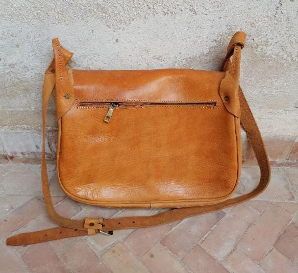 Boho leather bag gypsy coins, vintage leather purse stone, hippie crossbody bag women, genuine leather satchel, moroccan berber, festival