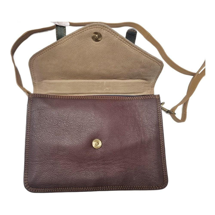 Leopard Cowhide Leather Crossbody Bag: Vintage Satchel, iPad Laptop Messenger