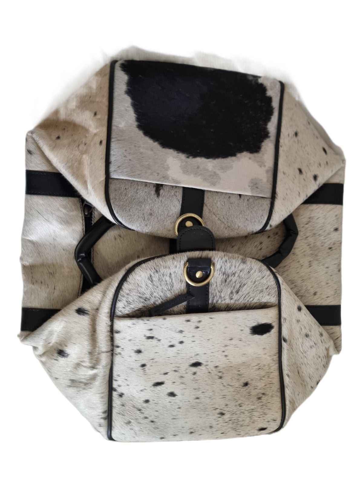 Cowhide Leather Travel Duffle Bag: Unisex Western Weekender