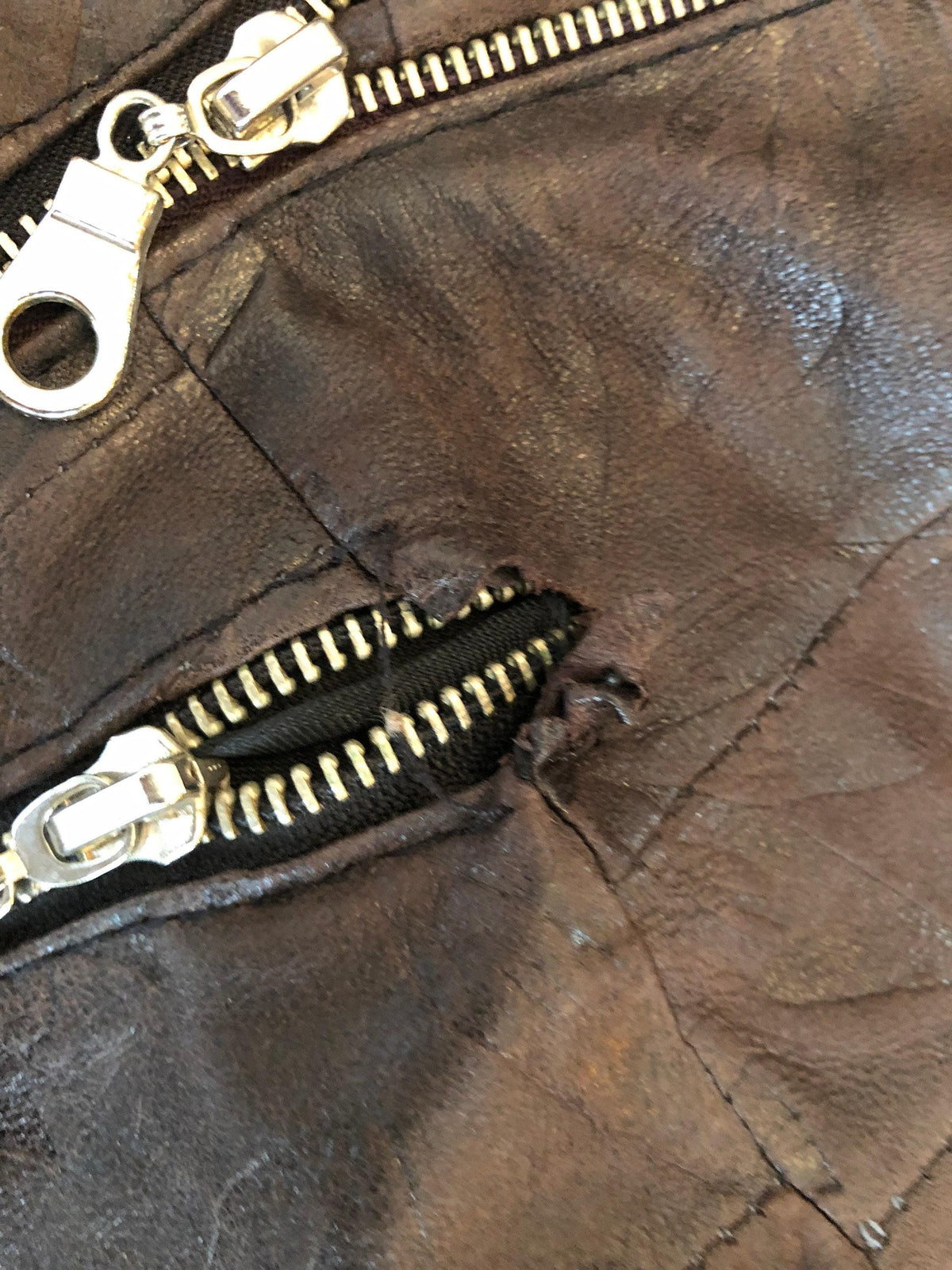 1989 Vintage Dr Martens Leather Jacket, Rare Brown Biker Jacket, Womens Punk Rock Jacket, Grunge Motorcycle Jacket, UK 10 12