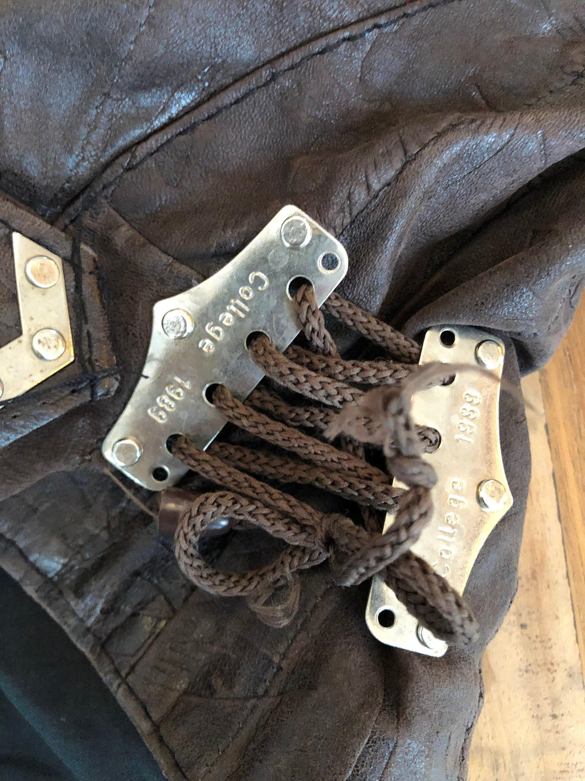 1989 Vintage Dr Martens Leather Jacket, Rare Brown Biker Jacket, Womens Punk Rock Jacket, Grunge Motorcycle Jacket, UK 10 12