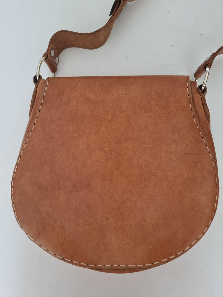 70s Tooled Leather Purse: Unique Western Floral Hippie Bag
