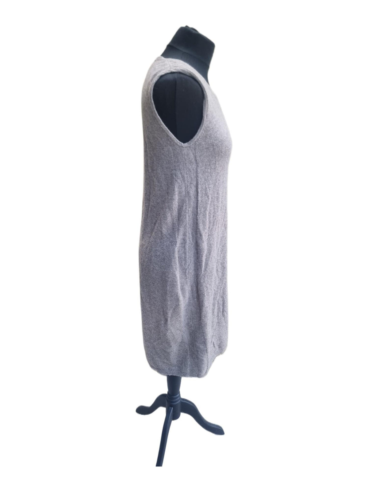 Gerard Darel Cashmere Slip Dress - Luxury Sleeveless Wool Maxi, Size M