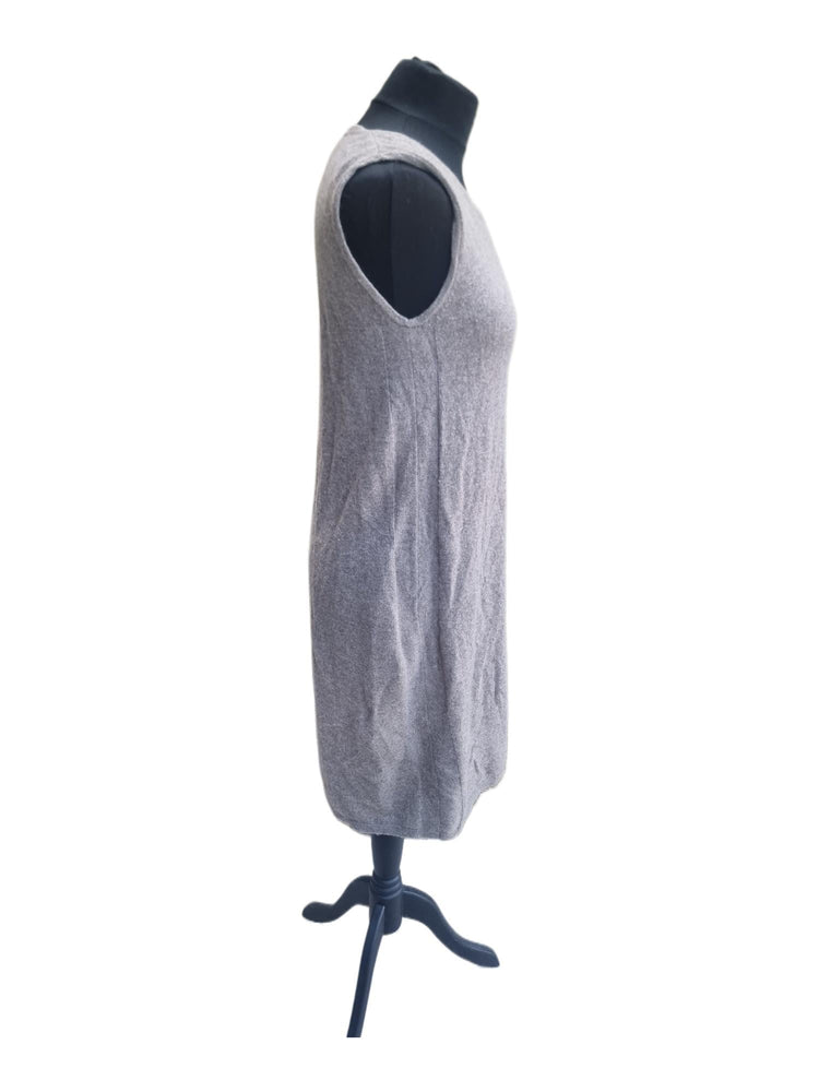 Gerard Darel Cashmere Slip Dress - Luxury Sleeveless Wool Maxi, Size M