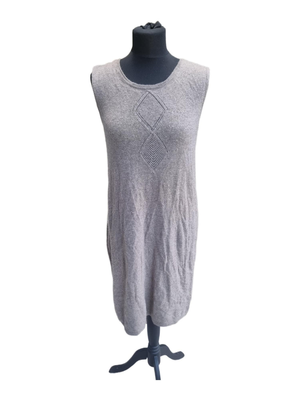 Gerard Darel Cashmere Slip Dress - Luxury Sleeveless Wool Maxi, Size M