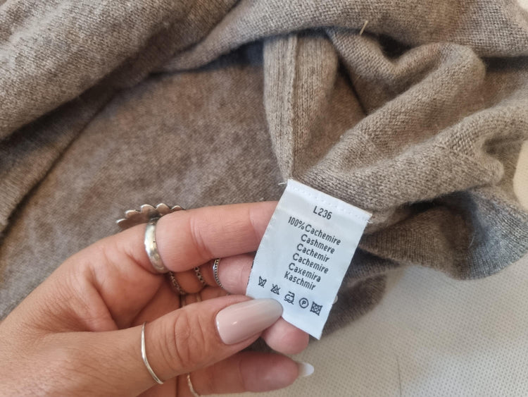 Gerard Darel Cashmere Slip Dress - Luxury Sleeveless Wool Maxi, Size M