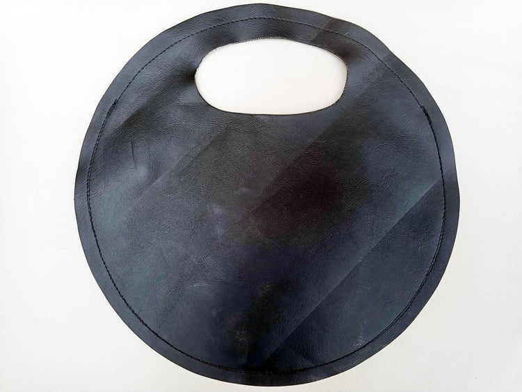 Audrey Hepburn 60s Handbag, Round Vegan Leather Bag, Breakfast at Tiffany’s Purse, Retro Mod Shoulder Bag, Black White Portrait Bag