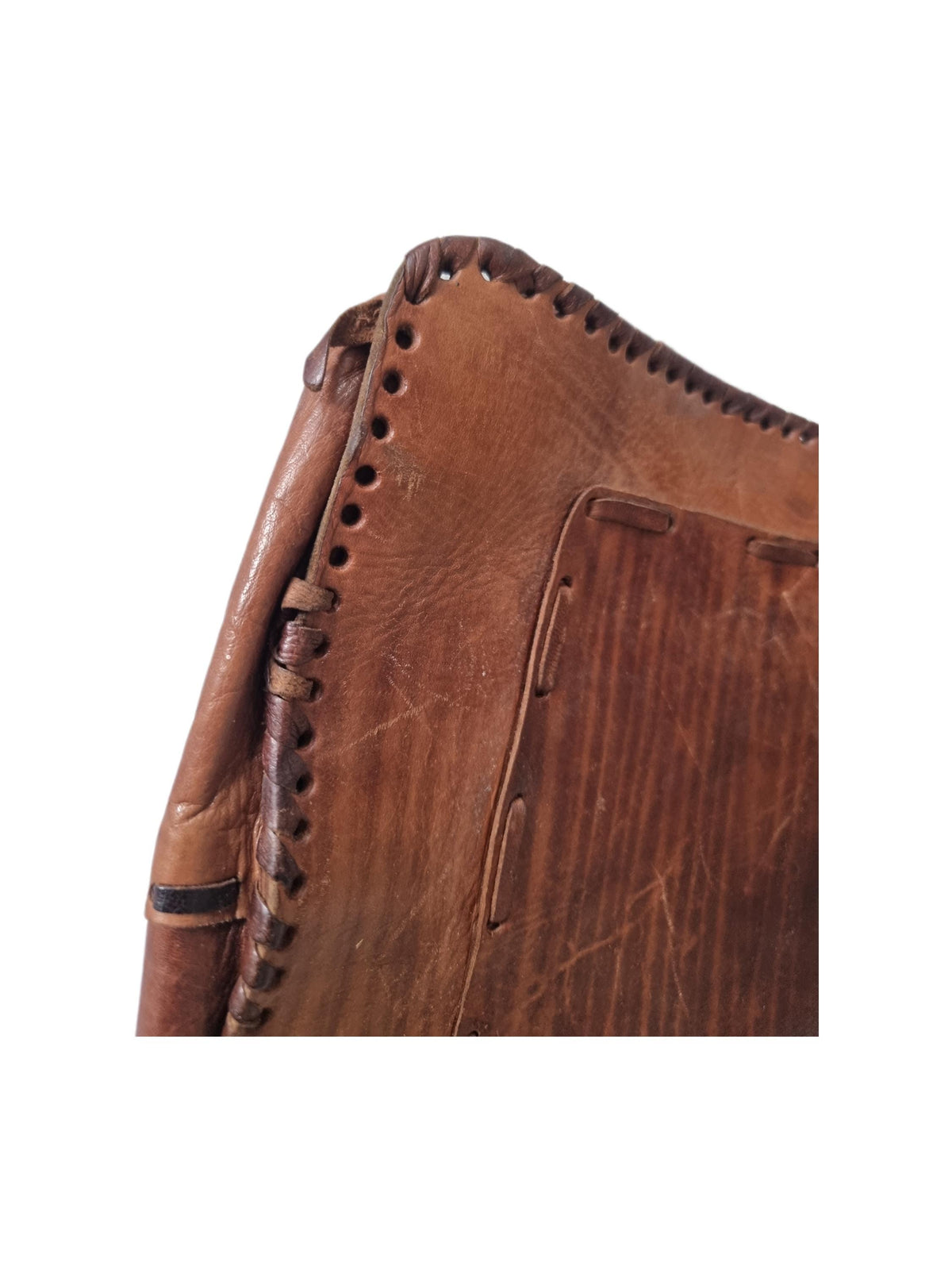 70s Braided Leather Fringe Crossbody Bag: Western Boho Purse
