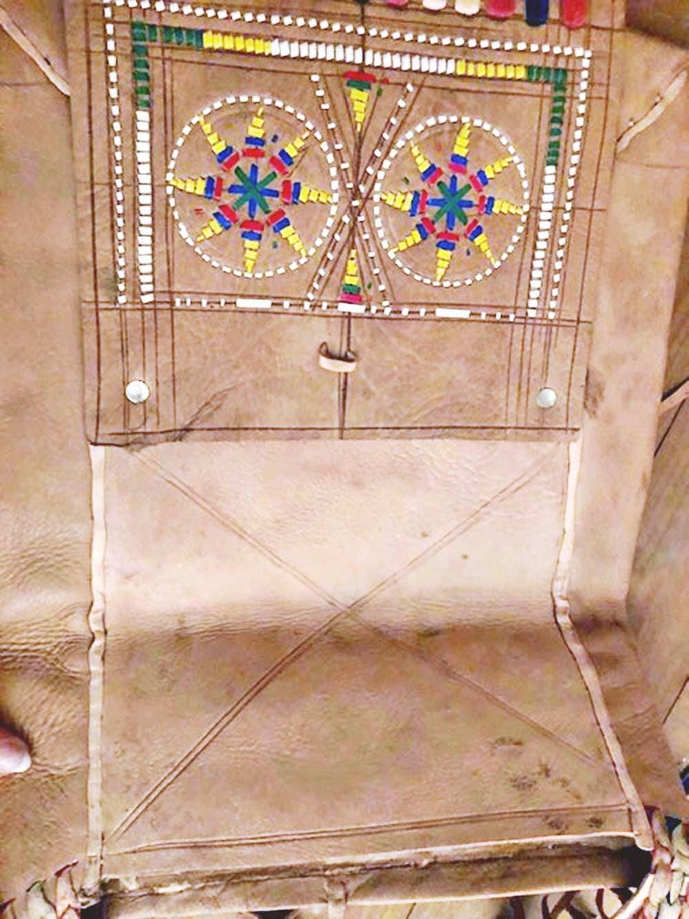 Vintage Fringe Leather Bag, Large Boho Hippie Purse, Navajo Style Embroidered Shoulder Bag, Tribal Festival Crossbody Bag