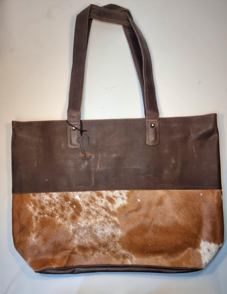 Boho Cowhide Leather Tote Bag, Large Western Shoulder Purse , Hair On Hide Shopper, Handmade Cowgirl Handbag, Festival Hobo Bag