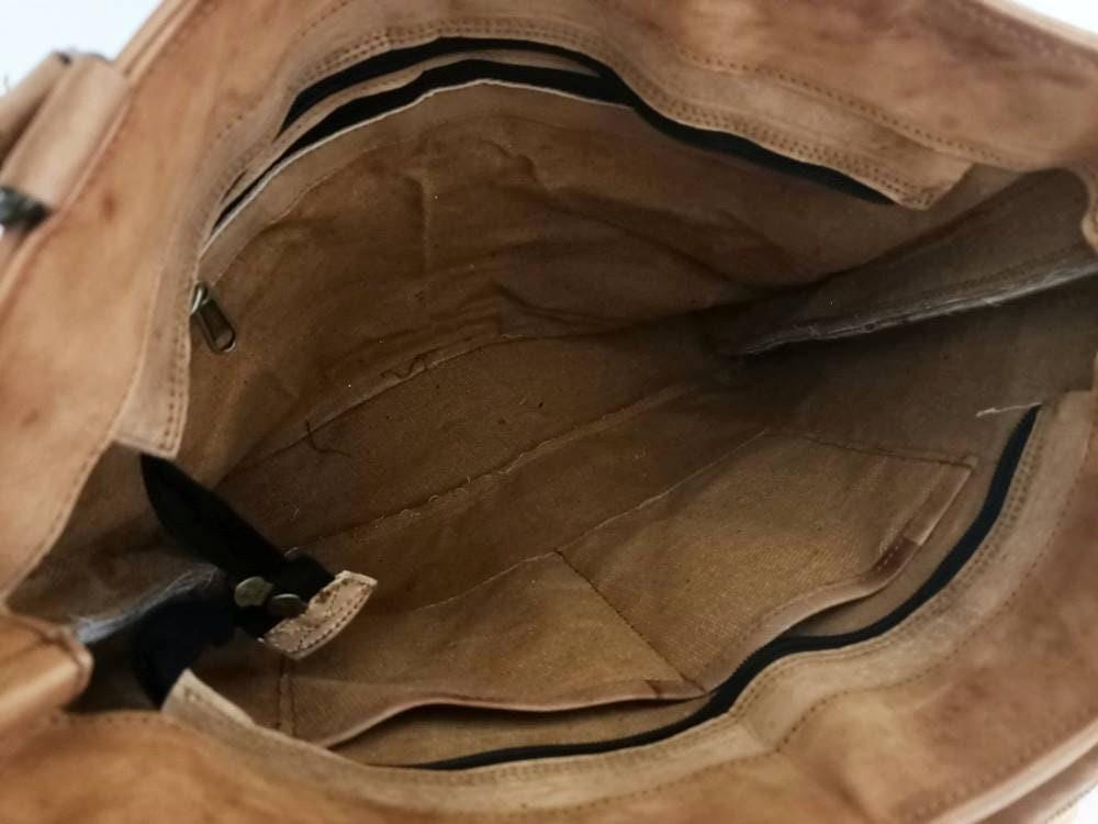 Handmade Leather Floral Hobo Bag: Vintage Boho Tapestry Tote