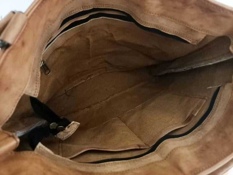 Handmade Leather Floral Hobo Bag: Vintage Boho Tapestry Tote