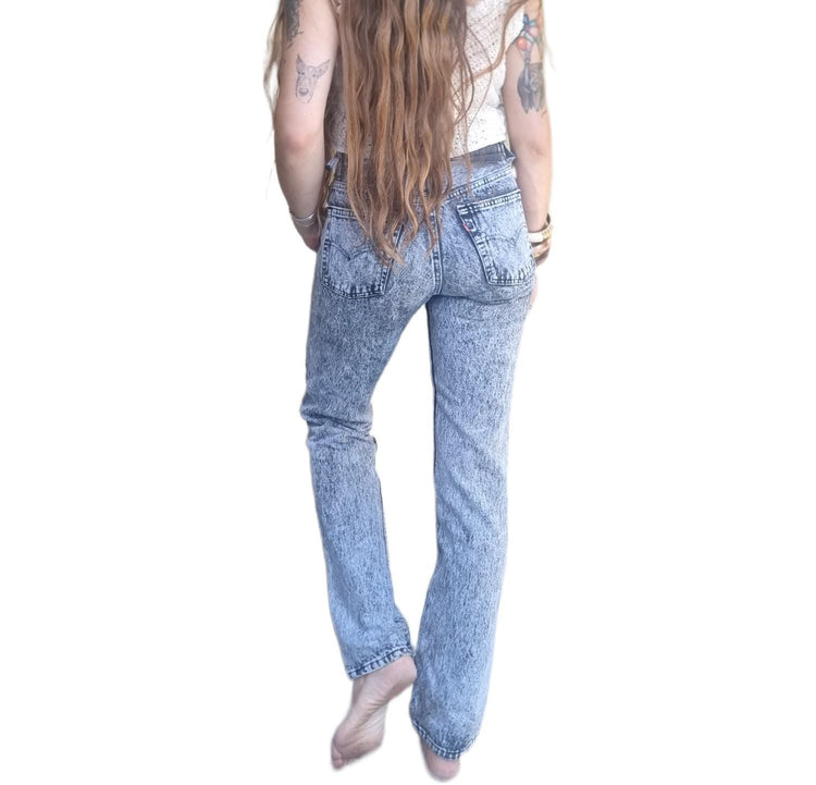 Vintage Levi's Acid Wash Jeans: Y2K Punk Grunge Distressed Denim