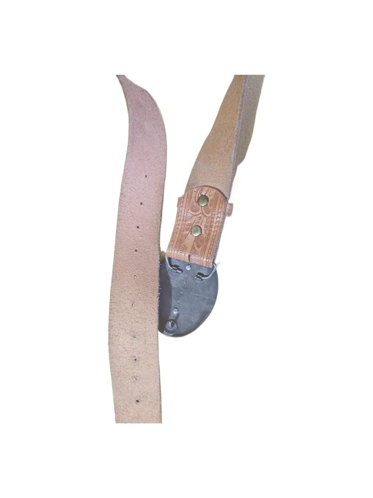 Tooled Leather Western Belt with Silver Horse Buckle, Cowboy Accessories for Women, Cowgirl Equestrian Style