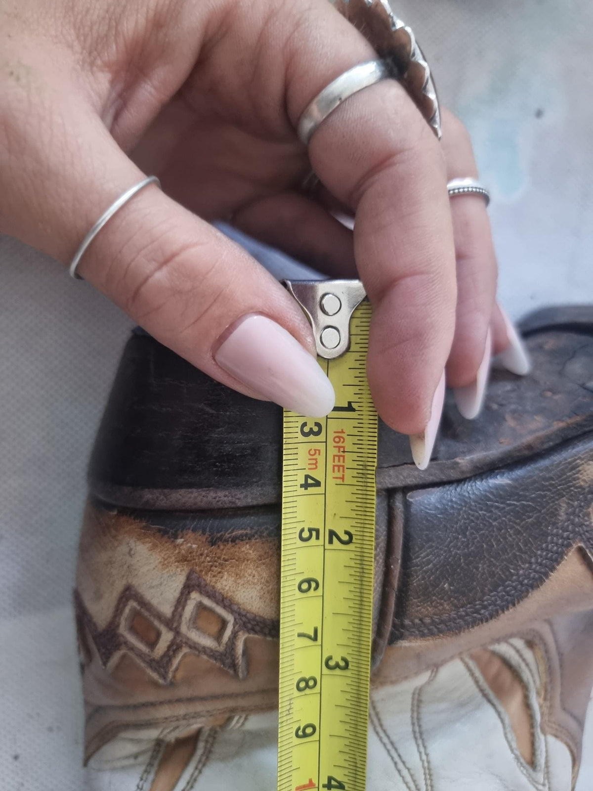 Rare Vintage Eagle Cowboy Boots 4.5, Knee High Western Leather Footwear 6.5, Americana Cowgirl Style, Rustic Statement Boots 37