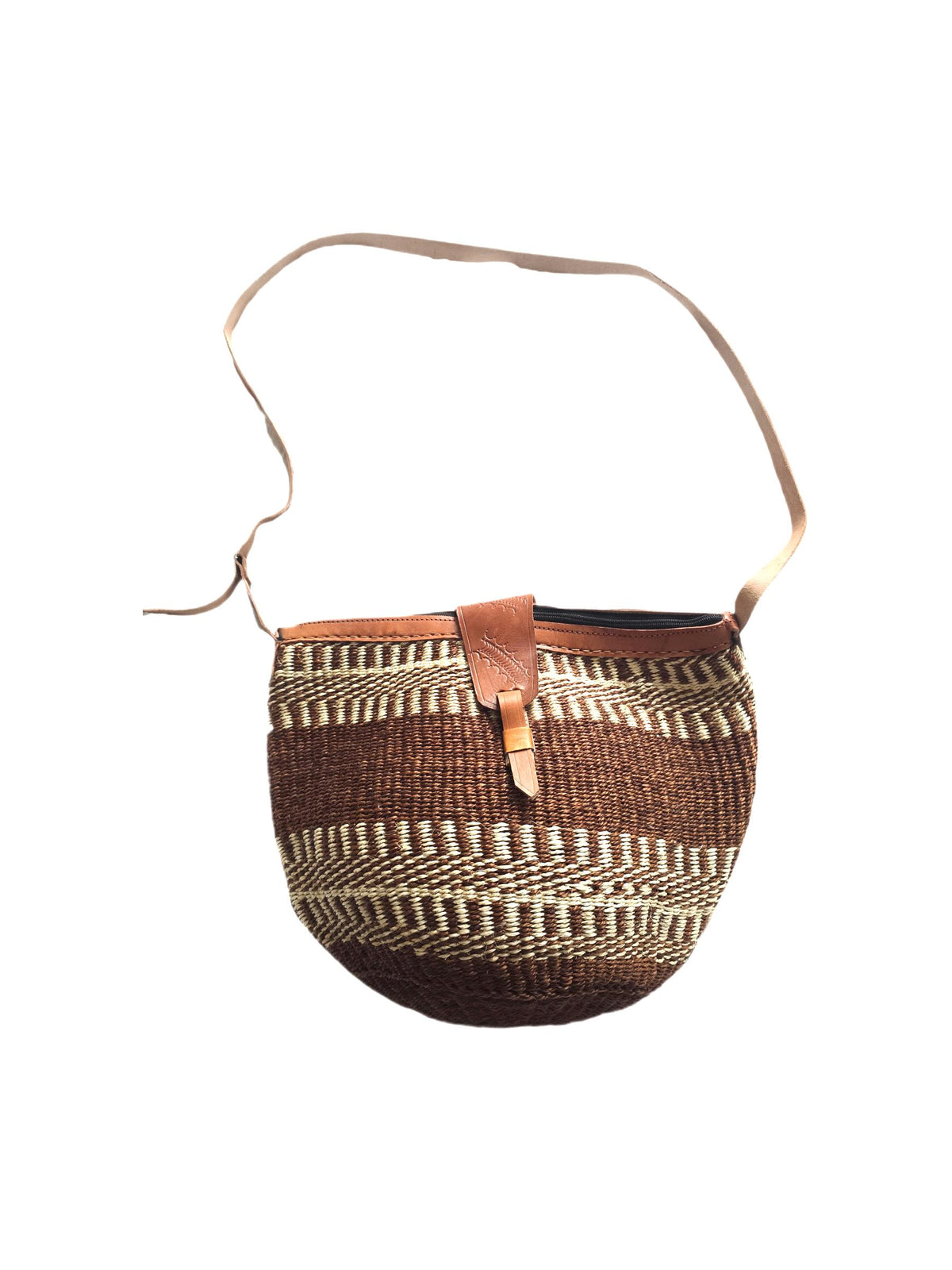 Handmade Sisal Bucket Bag, Boho Woven Basket Bag, Vintage Style Leather Crossbody, Summer Beach Artisan Handbag