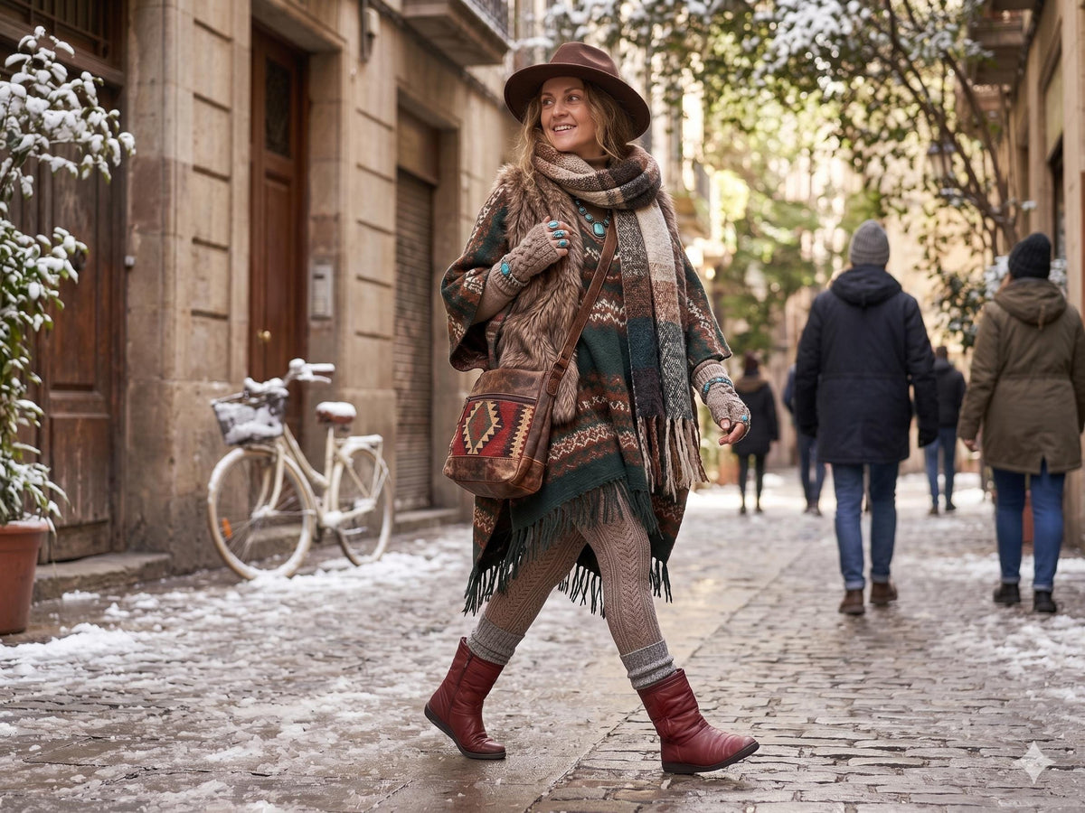 Burgundy Red Leather Winter Boots: Vintage 70s Shearling Lined, UK 6