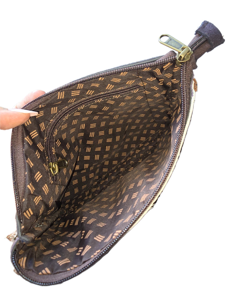 Purple Fringe Leather Crossbody Bag, Cowhide Western Purse, Boho Hippie Festival Bag, Purple Suede Shoulder Bag, Cowgirl Handbag