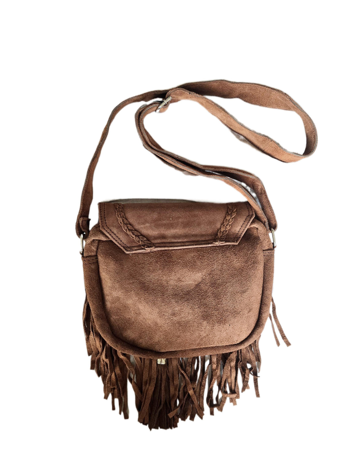 Braided Fringe Crossbody Bag, Small Boho Leather Purse, Hippie Festival Tote, Western Cowgirl Handbag, Women Shoulder Bag