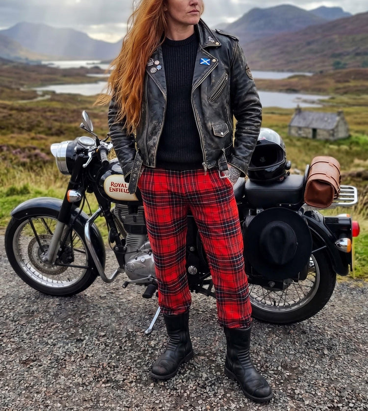 Vintage Brooks Brothers Tartan Wool Trousers: 1980s Punk Rocker Pants, Women’s M-L