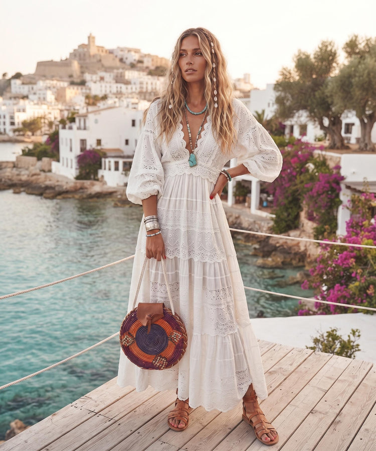 Woven Sisal & Leather Bucket Bag: Handmade African Boho Tote