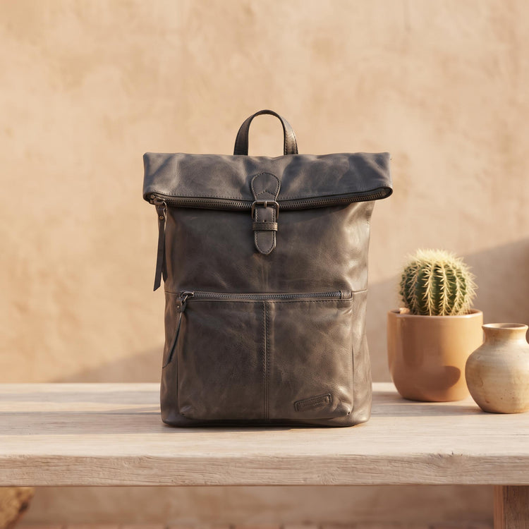 Minimalist Y2K Black Faux Leather Backpack, Convertible Rucksack Shoulder Bag, Vegan Leather Backpack, Retro Travel Bag