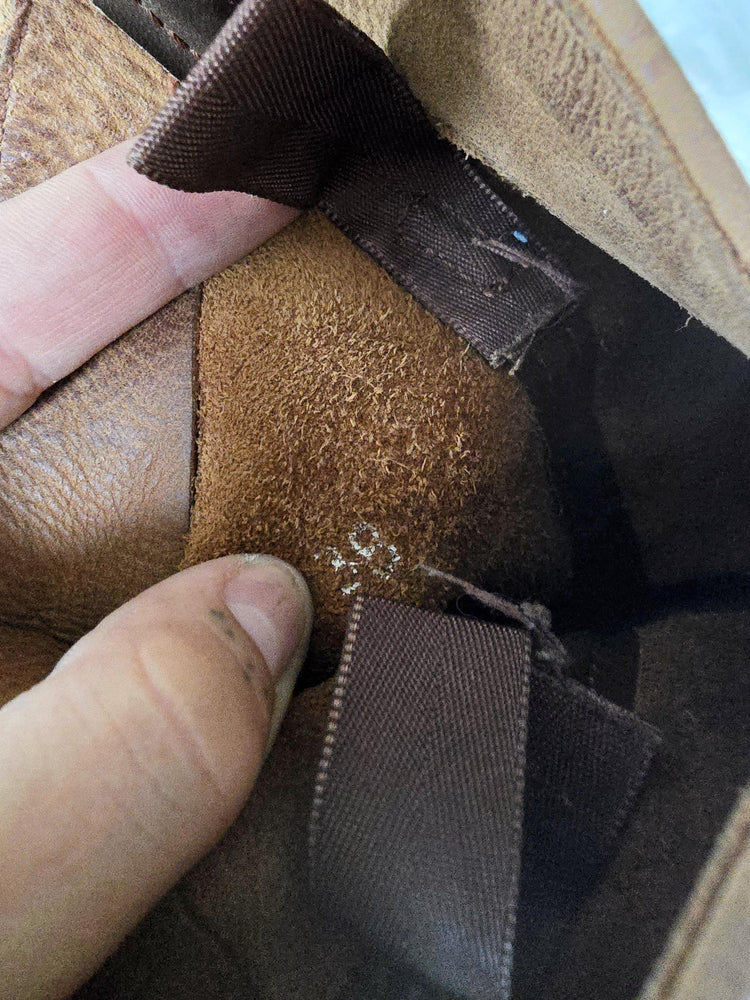 Vintage Brown Leather Ankle Boots, Tan Boho Booties, Western Cowgirl Shoes, Hippie Festival Boots, Genuine Leather Boots UK 5 EU 38